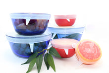 Load image into Gallery viewer, Stretchy Silicone Lid Covers - Set of Six - Eco Kitchen
