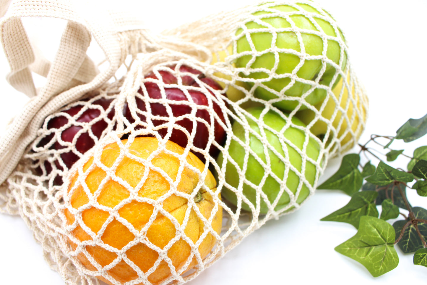 Reusable Net Produce Bag - 100% Cotton | Eco Kitchen