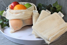 Load image into Gallery viewer, Reusable Cotton Produce Bags Eco Kitchen Products
