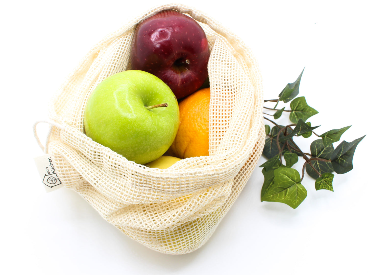 Reusable Mesh Produce Bag - 100% Cotton