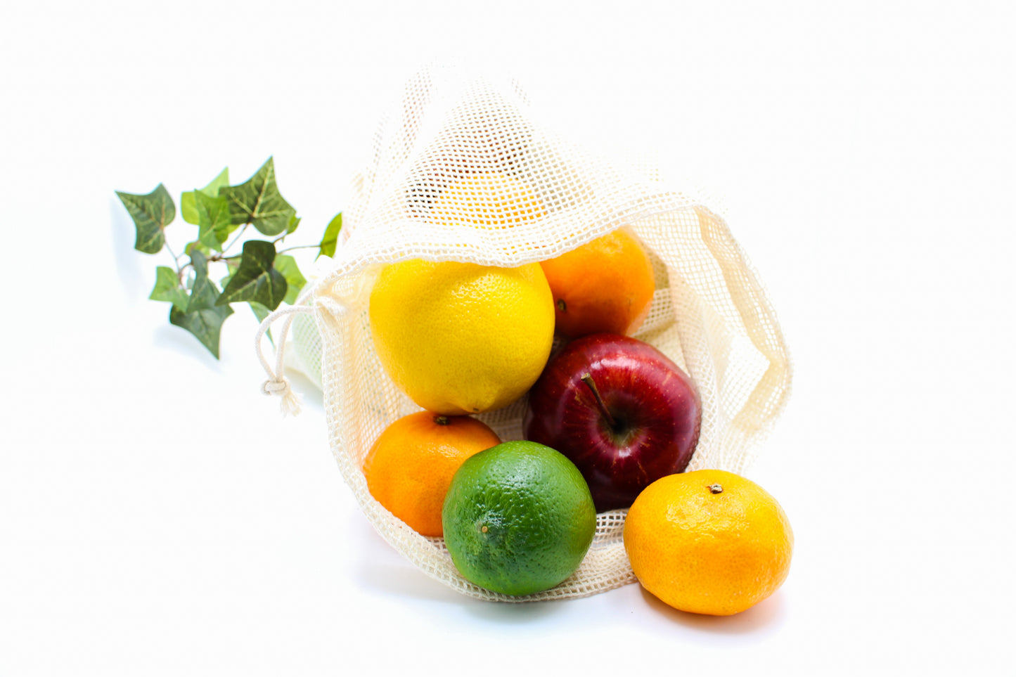 Reusable Mesh Produce Bag - 100% Cotton