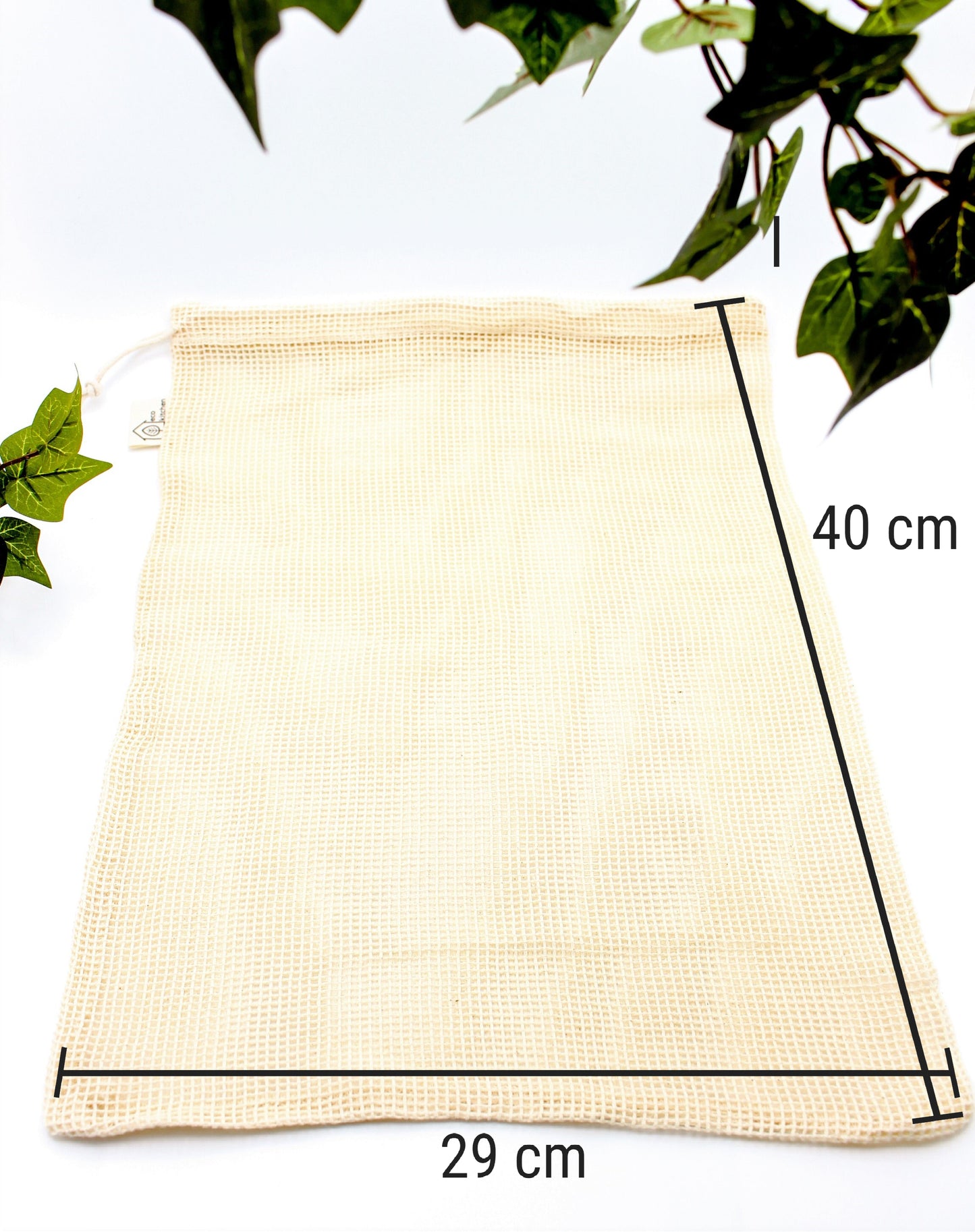 Reusable Mesh Produce Bag - 100% Cotton